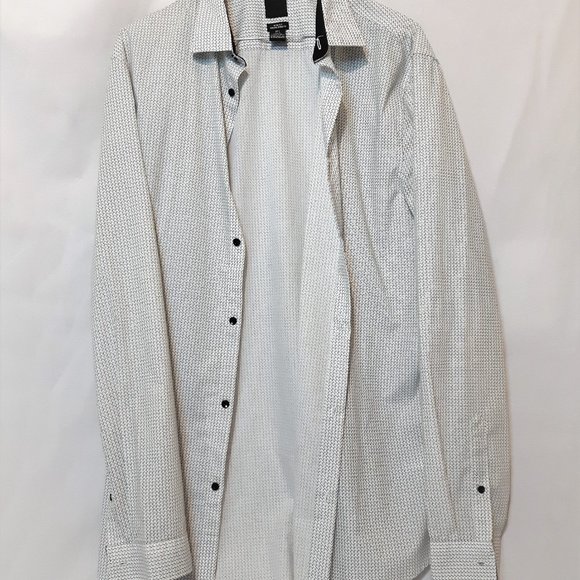 H&M Shirts Hm Mens Large Slim Fit Button Down Shirt Coupe Etroite